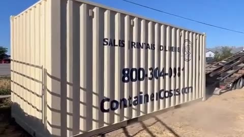 1-Trip Container Delivery! Let's Go!! 🔥 | USA Containers