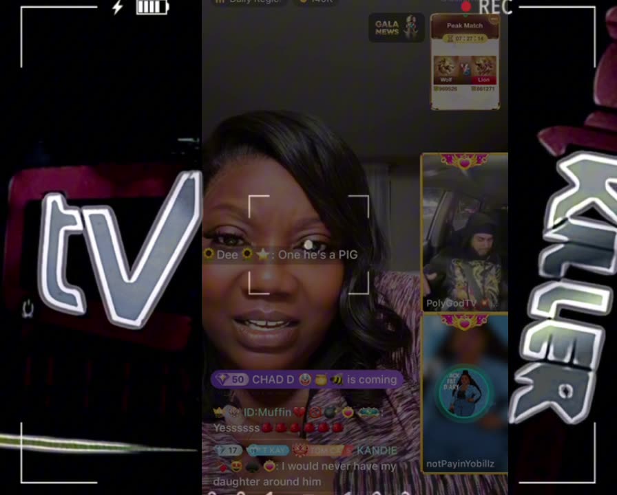 POLY GOD GORILLA PIMP THE FUCK OUT OF TOMIKAY LIVE