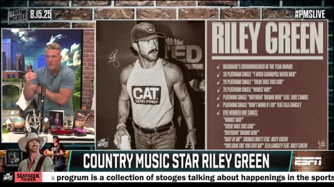 Country Music Star Riley Green Joins The Pat McAfee Show