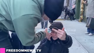 NYC Anti-ICE rioters are now DESTROYING property to create barriers to block ICE.