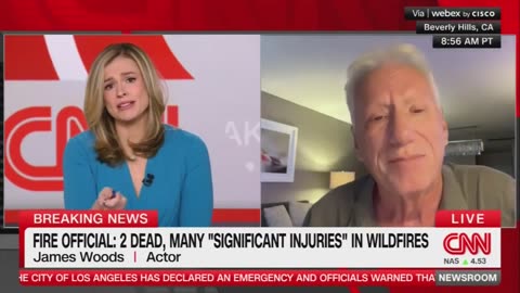 James Woods Breaks Down In Tears During Destructive Wildfires