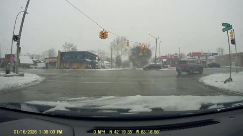 Random Driving in Dearborn, Dearborn Heights, And Garden City, Michigan, January 16, 2026
