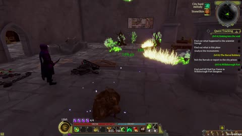 Gedonia 2 v0.31.3 episode 27, a mystic grapples through a dungeon