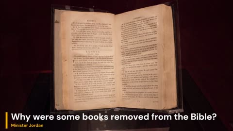 Why were some books removed from the Bible?