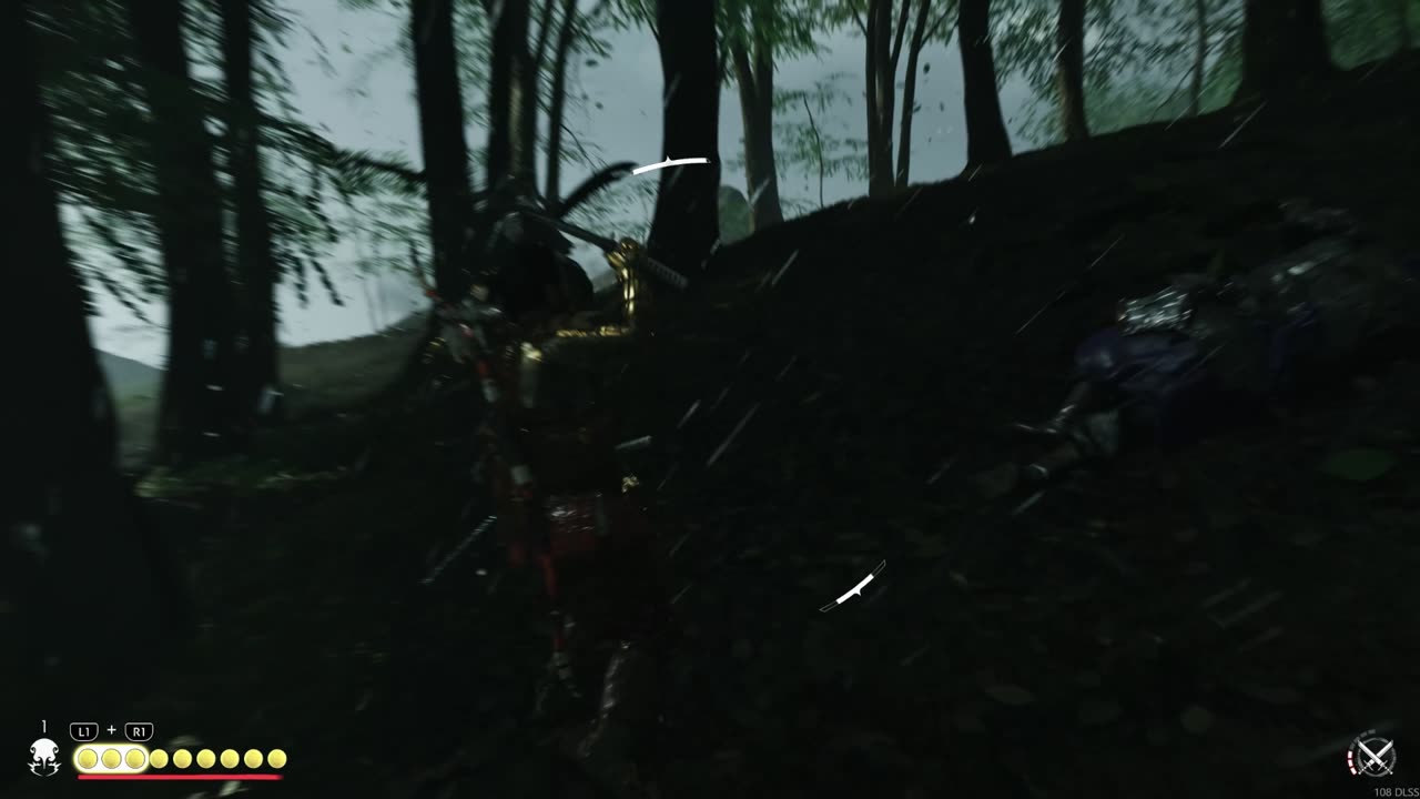 Battle116 Jin Sakai fights the Moguls During Rain Ghost of Tsushima