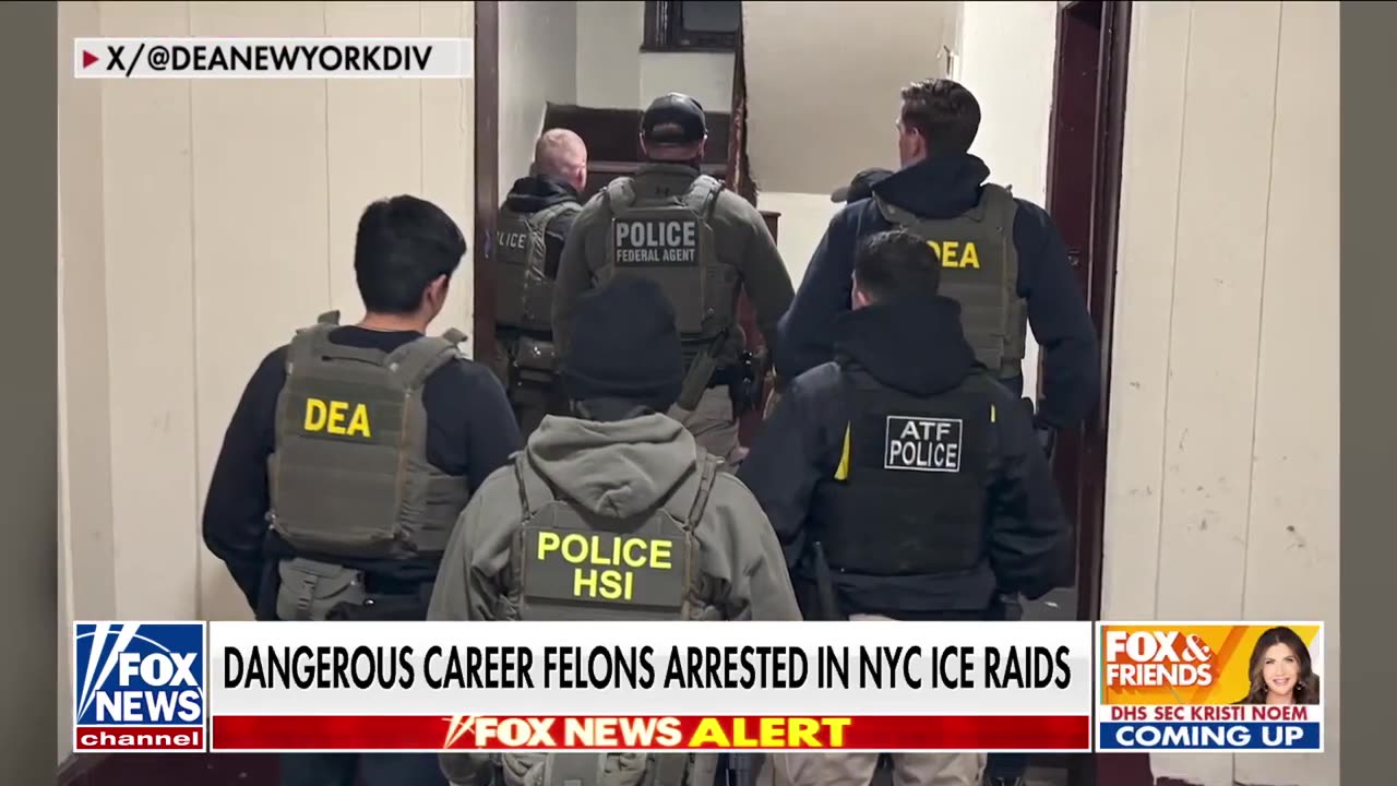 BREAKING: Military deportation flights underway; ICE arrests gang leader