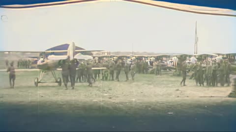 Aero Squadron Pilots Share Moment Outside Hanga