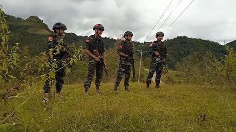🔫🔥 Myanmar War | Southern Shan Special Force Weapon Drills in Action | RCF