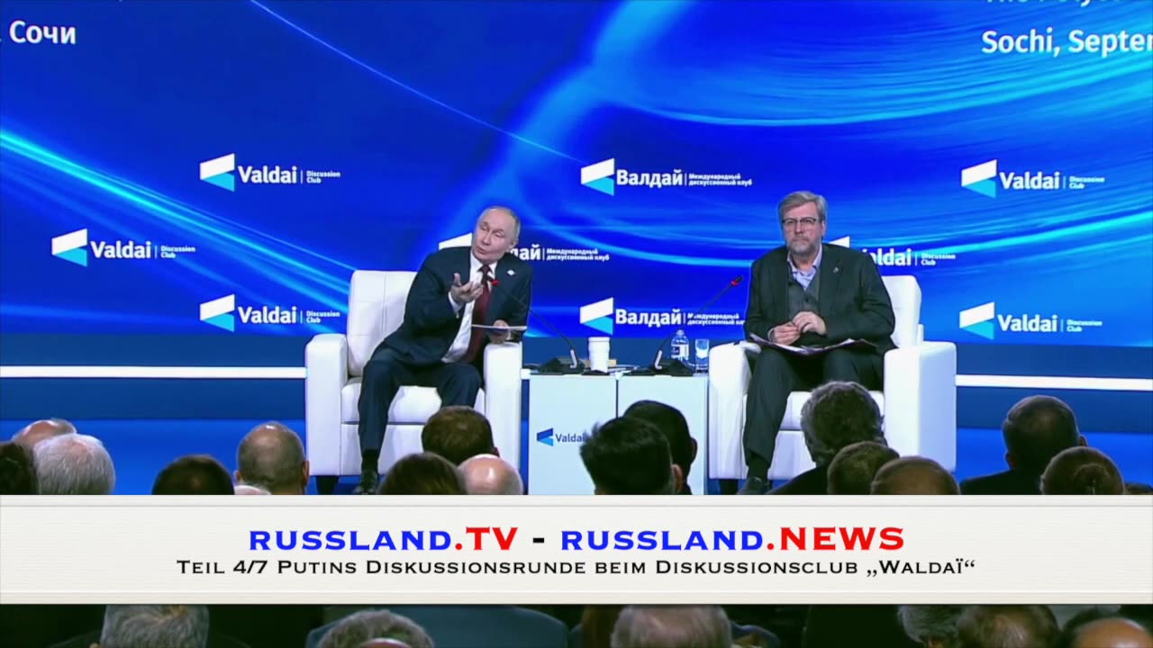 Putins beim Diskussionsclub „Valdaï“ - Teil 4/7 Sotschi 02.10.2025