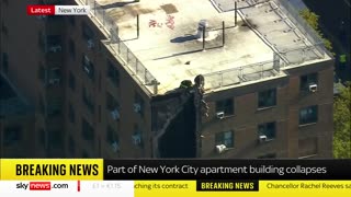 Huge Explosion Rocks NYC, Building Partially Collapses