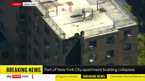 Huge Explosion Rocks NYC, Building Partially Collapses 