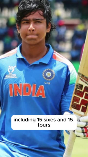 14-Year-Old Smashes 175 in U19 World Cup Final Epic