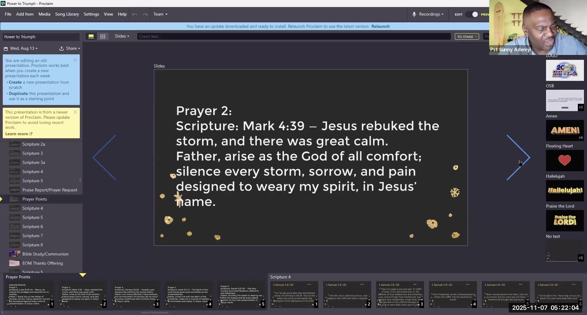 Power To Triumph || November 7, 2025 || “Healed to Heal, Comforted to Comfort”