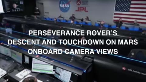 Preserverance Rover's Descent and Touchdown on Mars ( Official NASA Vedio)