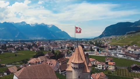 Drone footage of mountains 🏔️