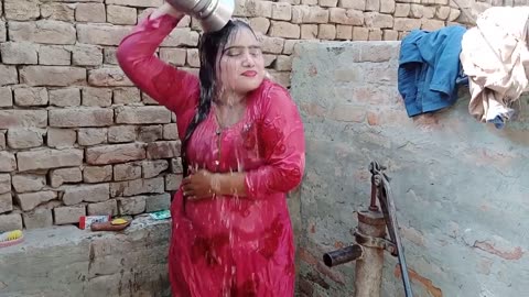 Open_Bath__Pak_Village_Lifestyle_vlog_by_Raabiya_Khan(720p)