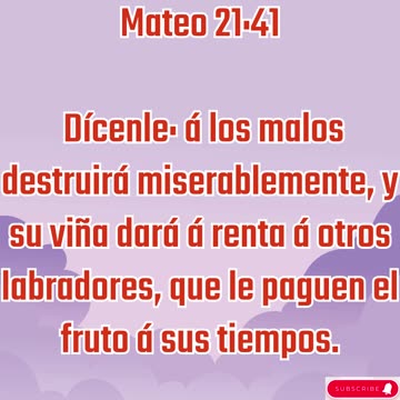 "El Juicio sobre los Viñadores Malvados" Mateo 21:41#shorts #youtubeshorts #jesus #ytshorts #youtube