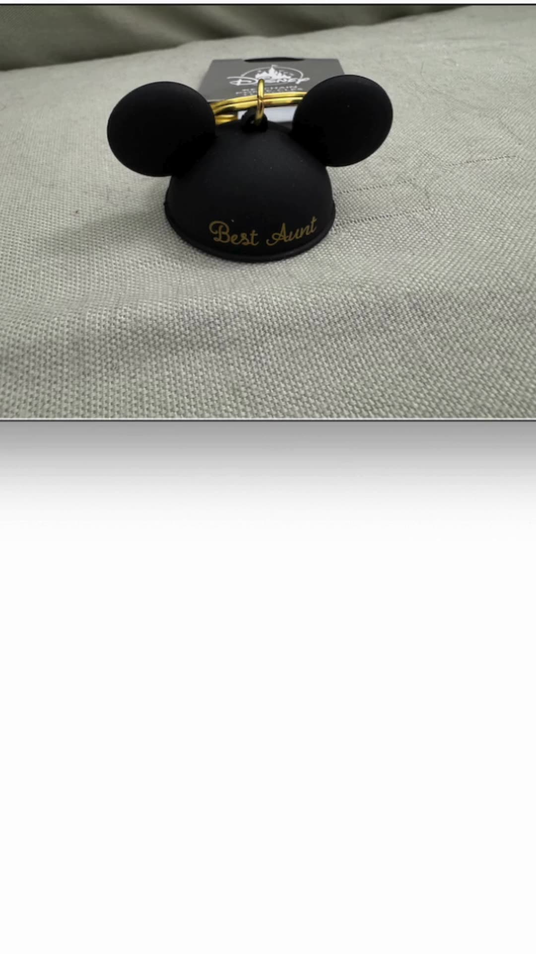 Disney Parks Mickey Mouse Ears Hat Best Aunt Keychain #shorts