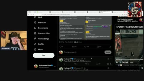 Flip The Skript Podcast Episode #76 2/27/25 Epstein List not really released. PSYOPS