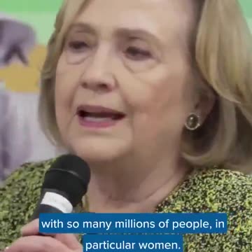 Hillary Clinton: Women are being affected by "extreme heat" caused by climate change