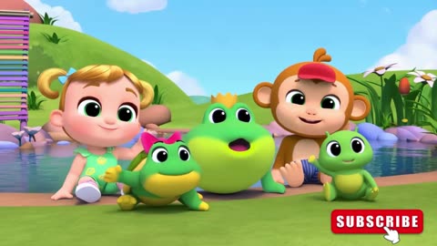 Jumping Froggy Freeze! 🐸 Fun Dance Song for Kids