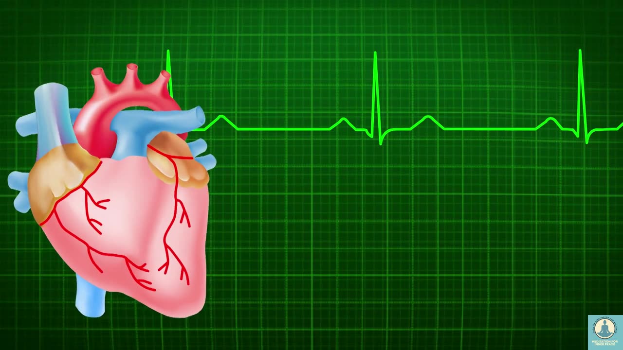 Heartbeat Sounds ❤️ Relaxing Music for Meditation & Deep Sleep