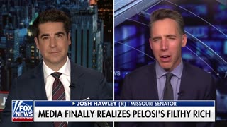 Sen Josh Hawley: For All We Know Pelosi's Still Insider Trading