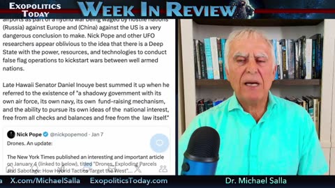 Dr. Michael Salla: Trump to Reveal the Truth about Drones! - 1/11/25