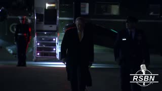 WATCH: The President boards AF1 en route to Palm Beach, FL - 11/7/2025