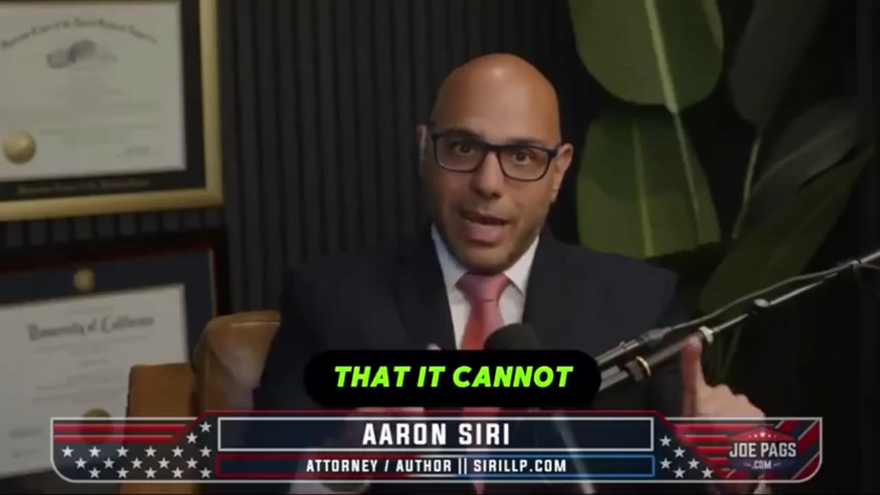 Aaron Siri – Vaccine Definition – “Product that Causes So Much Harm it Needs Federal Protection”