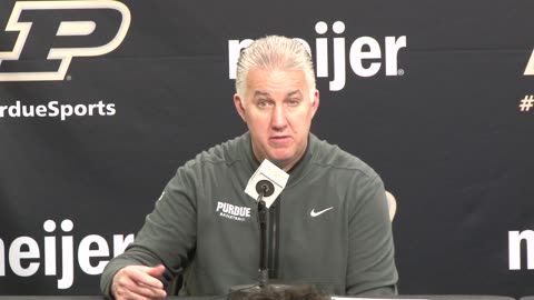 #7 Purdue MBB Coach Matt Painter Post-Game Press Conference After 90-72 Win over USC Part 2