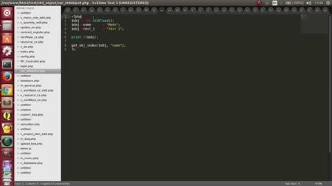 PHP Tutorial - access (stdClass) Object property named as variable