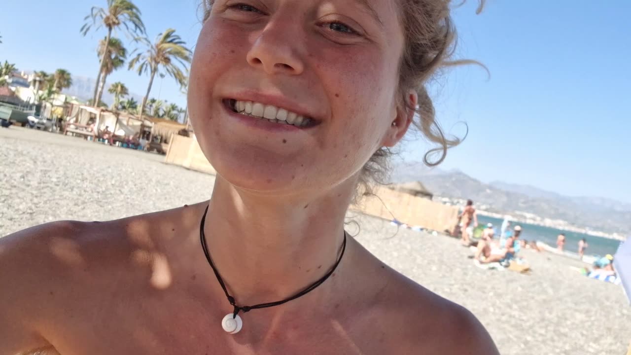 Topless Beach Vibes 🌞