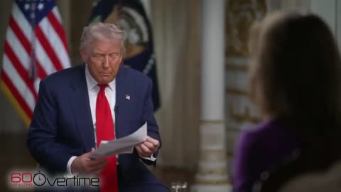 The White House just released the FULL uncut version of President Trump's 60 Minutes interview