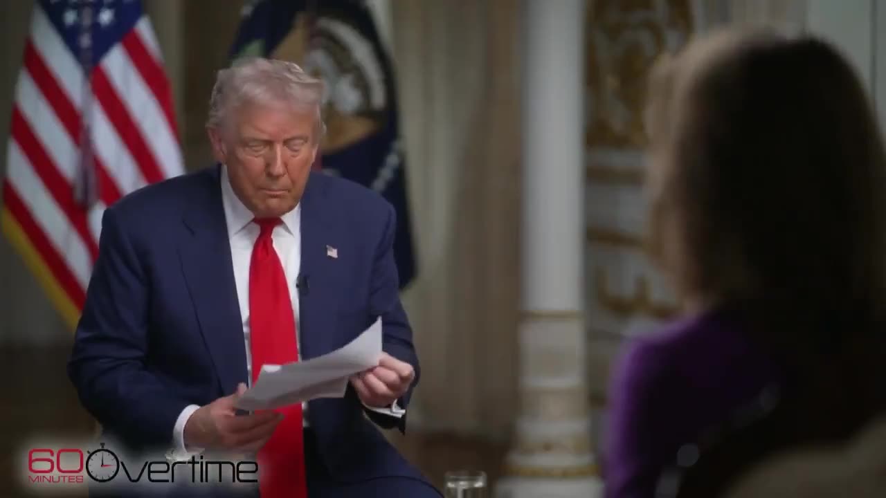 The White House just released the FULL uncut version of President Trump's 60 Minutes interview