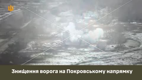 💥🔥Enemy destruction in the Pokrovsk direction.