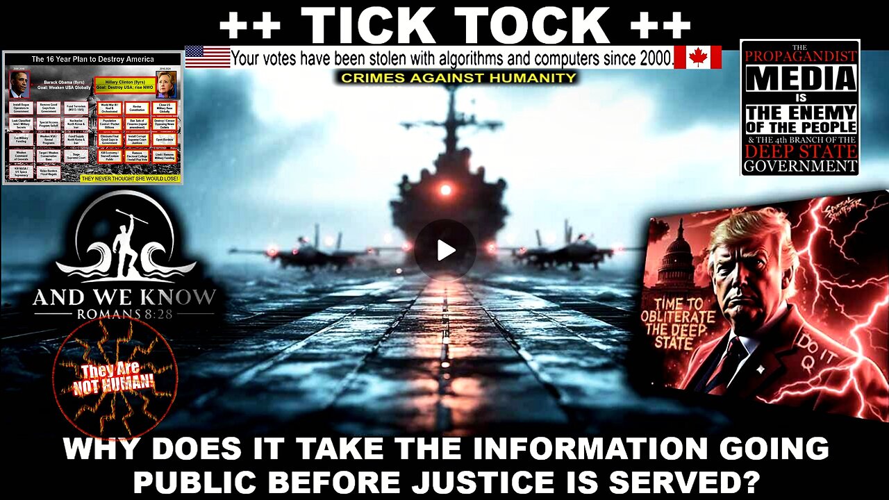 11.25.25: TICK TOCK, Trump post 17 letter comms, PUBLIC info forcing JUSTICE, Pray!