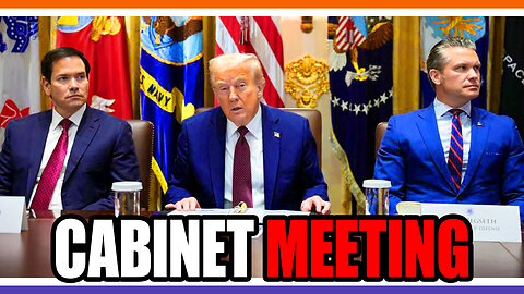 🔴LIVE: UPDATES On ICE Operations, UPDATES On Peace Deal, Trump Cabinet Meeting 🟠⚪🟣