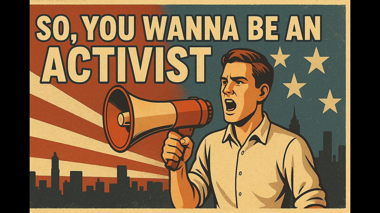 So, You Wanna Be An Activist...