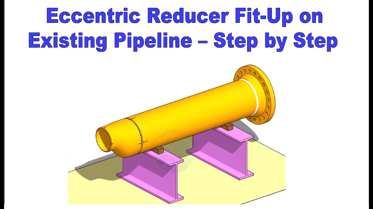 Correct Method to Install an Eccentric Reducer on a Fixed Pipe