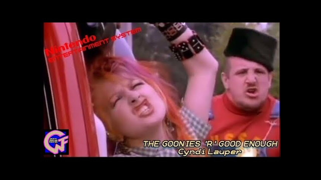 "The Goonies 'R' Good Enough" by Cyndi Lauper NES Verison - 8 Bit Music Video