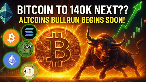 Bitcoin Pump to 140K Next?? Watch This ASAP!! Altcoins Will Follow Next!!
