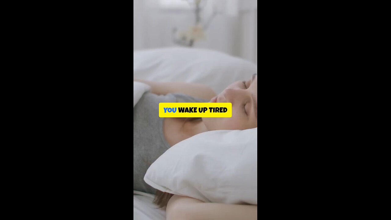 You Wake Up Tired Because Your Thoughts Never Slept 🌙 Calm Your Mind, Not Just Your Alarm 🌿✨