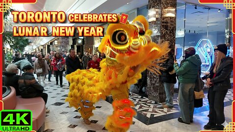 【4K】Toronto Lunar New Year 🧧 Celebration Canada 🇨🇦