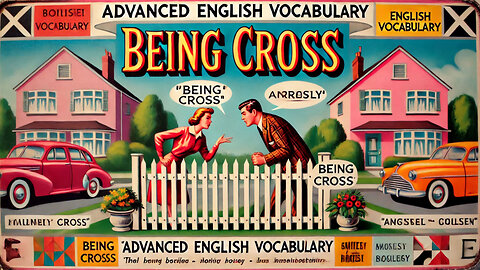 Vocabulary and Pronunciation "BEING CROSS" Advanced English