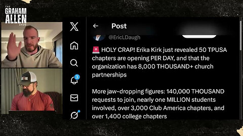 TPUSA Growth after Kirk Event & Graham Allen's reaction to Erika AmFest Speech