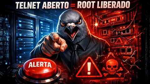 📰Telnet aberto, root liberado: o ataque não veio do hacker — veio da preguiça