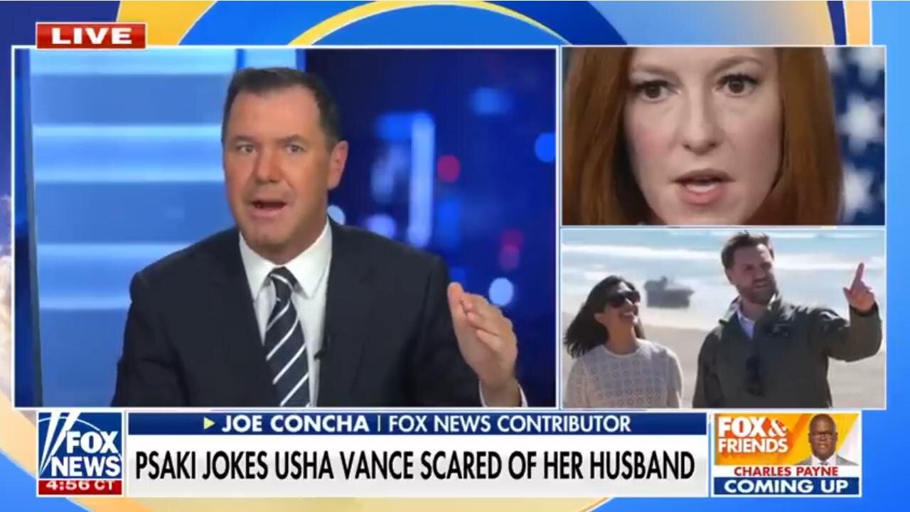Psaki Roasted for 'DISURBING' Comments on 2nd Lady Usha Vance: 'OUTRIGHT SLANDER'