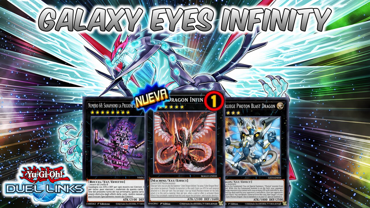 NEW Galaxy Eyes Cyber ​​Dragon Infinity COMBOS Deck List | Yu-Gi-Oh! Duel Links