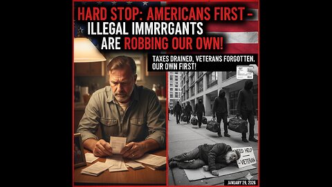 Hard Stop: Americans First – Illegal Immigrants Are Robbing Our Own!